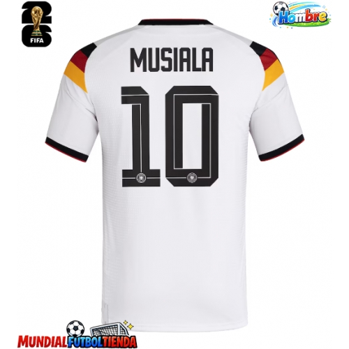Camiseta Alemania Jamal Musiala #10 Primera Equipación Replica Mundial 2026 mangas cortas